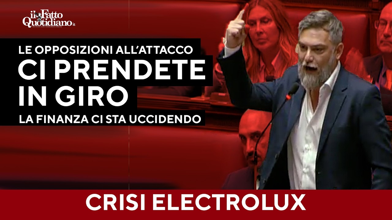Electrolux, attacco delle opposizioni in Aula: "La finanza ci sta uccidendo. Non prendeteci in giro"