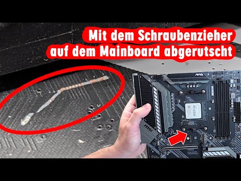 Nagelneues Gaming-Mainboard Schrott durch Einbauen? MSI MAG B550 Tomahawk AM4 mit Ryzen defekt?
