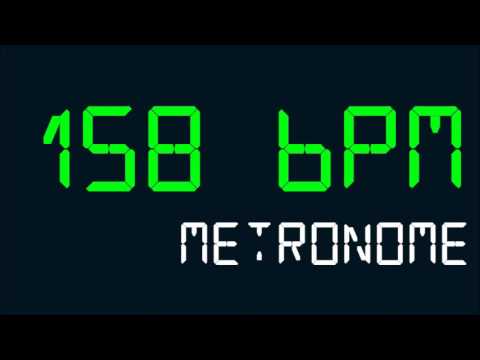 158 BPM (Beats Per Minute) Metronome