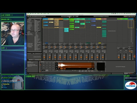 ranzee Live Stream #1 - Ableton Live workflow taking you through a finished song