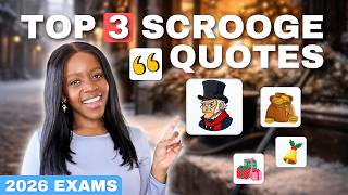 Top 3 quotes you MUST use in ANY essay on.. SCROOGE! (GCSE English Literature 2026 Exams)