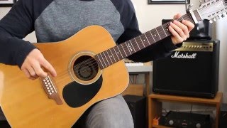 Eddie Vedder - Hard Sun Guitar Tutorial (INTRO RIFF, CHORDS, STRUMMING PATTERN))