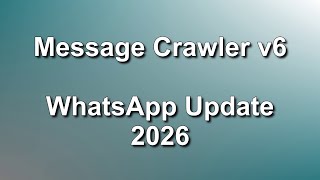 WhatsApp Update - 2026 // RSMF 89