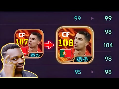How To Train 108 Rated Cristiano Ronaldo Big Time In eFootball 2025 | C. Ronaldo Best Training Guide