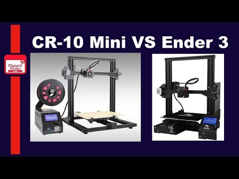 Creality Ender 3 vs CR-10 Mini 3D Printers