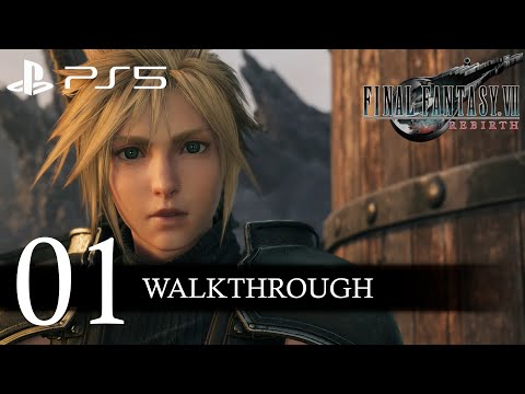 Final Fantasy VII Rebirth Demo Walkthrough Part 1 (No Commentary/Full Game) PS5