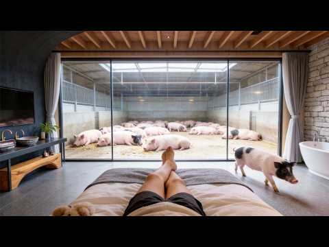 I Spent $999 to Sleep Next to PIGS! (World’s Weirdest Hotel)