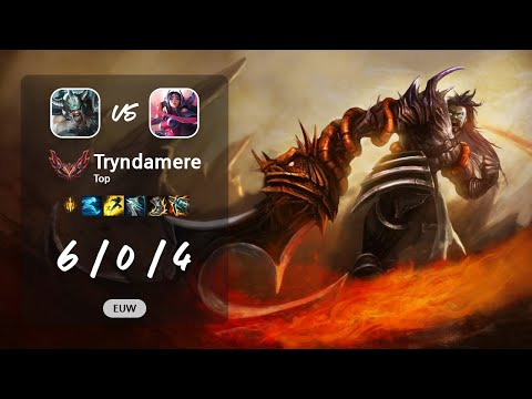 Tryndamere Top vs Irelia - EUW GrandMaster Patch 13.13