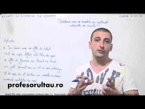 08   cls7   Ecuatii si sisteme de ecuatii   probleme care se rezolva cu ajutorul sistemelor de ecuatii   exercitii   partea 3