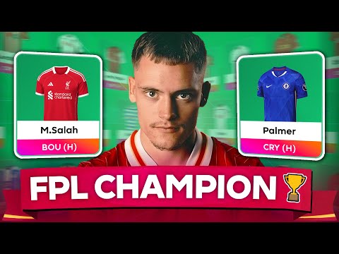 FPL CHAMPION TEAM REVEAL 🌍🏆