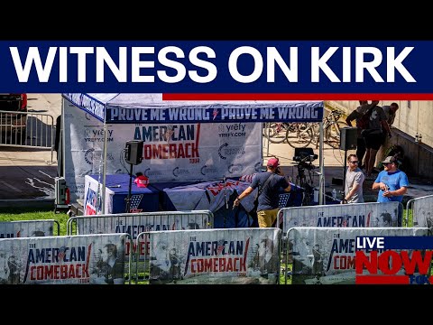 Video | Charlie Kirk murder: witness describes shocking moment