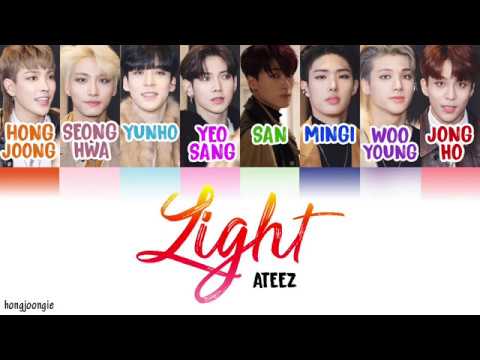 ATEEZ (에이티즈)- Light (Color Coded Lyrics Han/Rom/Eng)