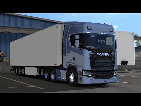 ETS2 - SCANIA S650 V8 - Trip: Jönköping - Bremerhaven