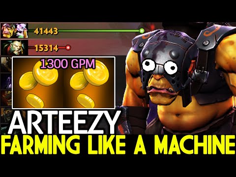 ARTEEZY [Alchemist] Pro Farming Like a Machine 1300 GPM Dota 2