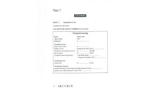 Cambridge IELTS 18 – Test 1 – Section 1 (Listening, 1–10)