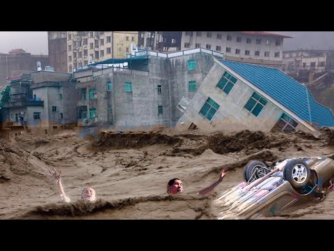 The largest flood caused chaos and submerged streets in Manaus, Brazil