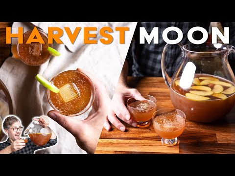 HARVEST MOON PUNCH - make this bountiful fall party drink!
