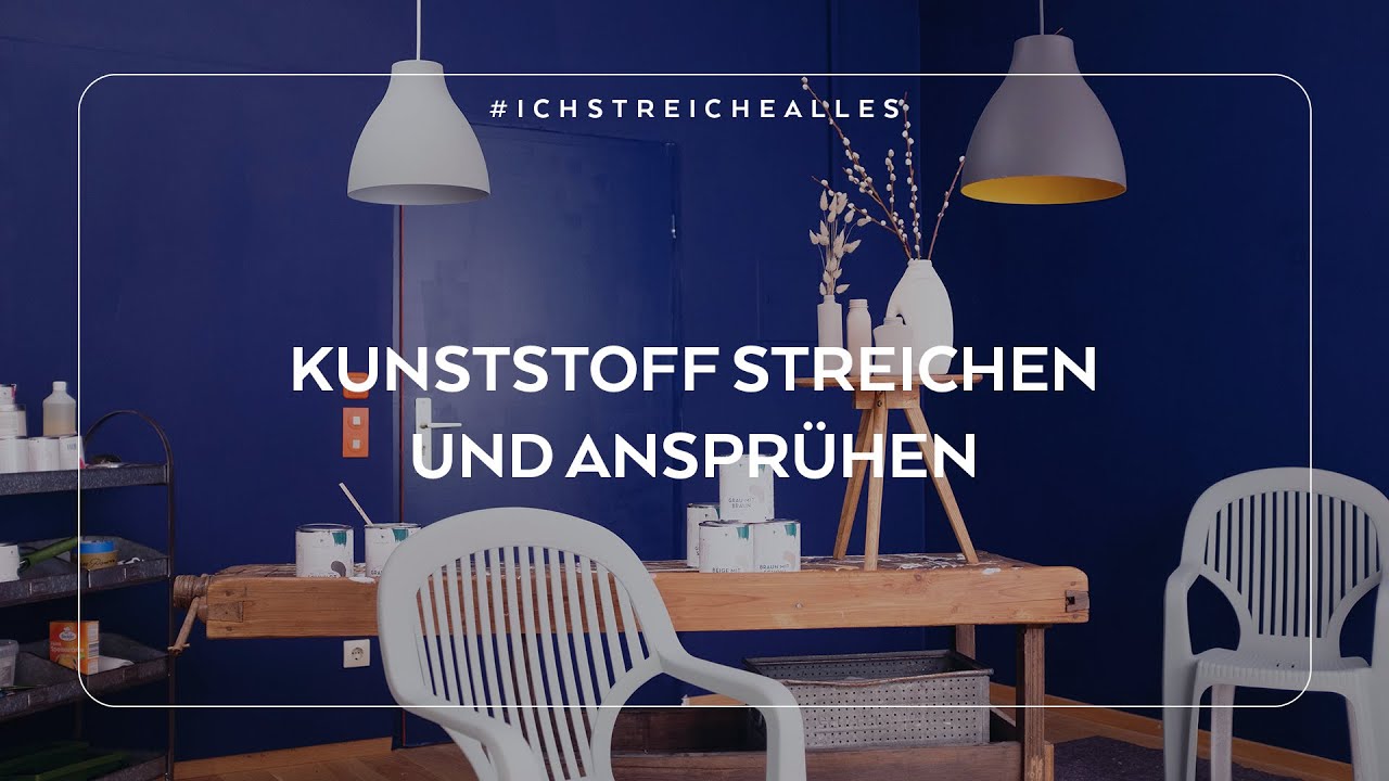 Kunststoff streichen & ansprühen