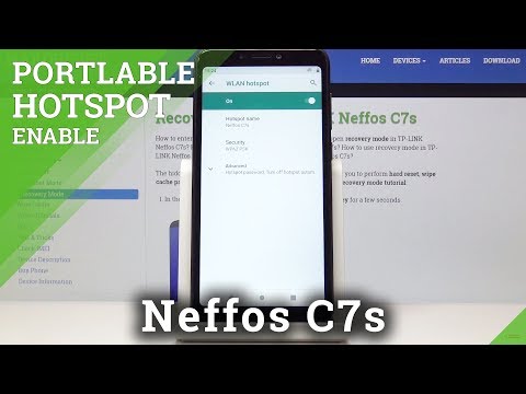 Portable Hotspot in TP-LINK Neffos C7s - Share Mobile Data