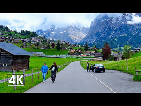 Explore The Breathtaking Nature, Enchanting Grindelwald 🇨🇭 Switzerland 4K