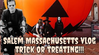 SALEM MASSACHUSETTS  VLOG-TRICK OR TREATING AND HALLOWEEN CHAOS. September 2025! 🎃🧡