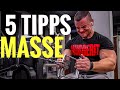 5 TIPPS FÜR MEHR MUSKELAUFBAU + MASSE SHAKE