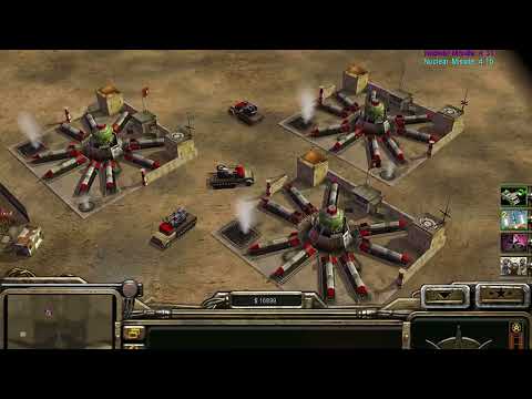 We will defend this airspace CHINA Nuke - 1 v 4 HARD - Command & Conquer Generals Zero Hour