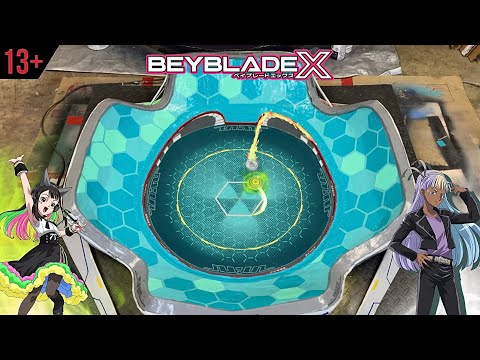 WizardArc VS WeissTiger In A Real Life Anime Stadium! | #beybladex #beyblade #beybladeanime