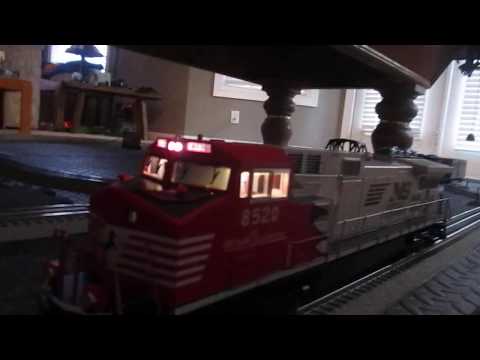 NS 8520 Idles On My O Scale Layout