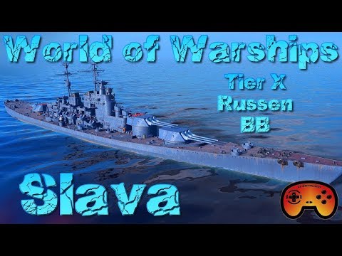 Slava RU T10² BB angespielt in World of Warships in Deutsch mit Gameplay