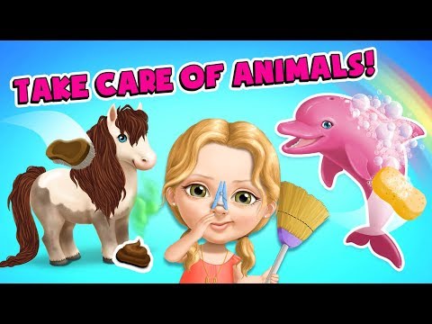 Cute Dolphin & Horse Care Sweet Baby Girl Summer Fun 2 | TutoTOONS - YouTube