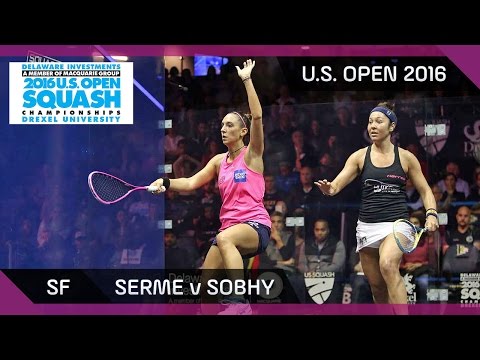 Squash: Serme v Sobhy - U.S. Open 2016 - SF Highlights