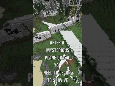 "PLANE CRASH" Survival map for Minecraft!