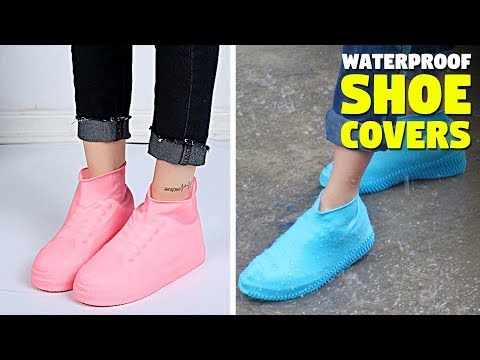 Waterproof Silicone Shoe Cover(M SIZE )