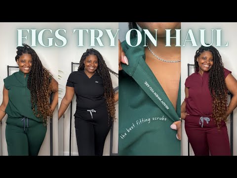 FIGS SCRUB TRY ON HAUL ♡ (the best fitting scrubs + meet my soul sistahhh)