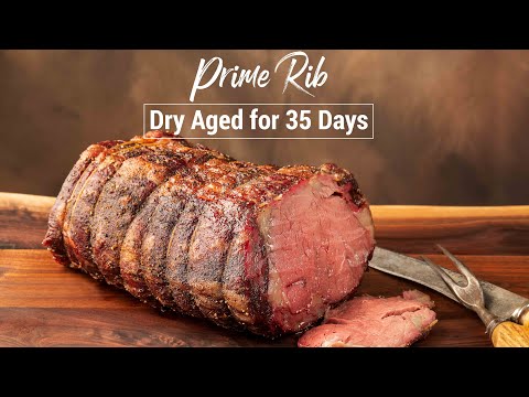 The Science of Reverse-Seared Dry-Aged Prime Rib on a Kamado Joe