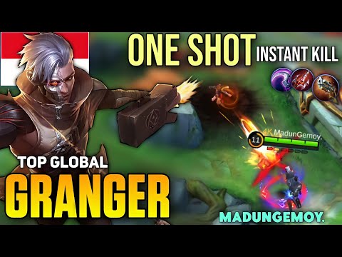 One Shot Instant Kill, 79% Current WR | Top Global GRANGER Gameplay Best Build By MadunGemoy. - MLBB