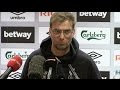 West Ham 2-1 Liverpool - Jurgen Klopp's Post Match Press Conference (FA Cup 4th Round Replay)