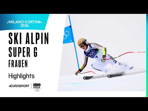 Deutsches Drama & Traum-Comeback | Highlights deutsch | Olympia 2026 | Ski Alpin Super G | Frauen