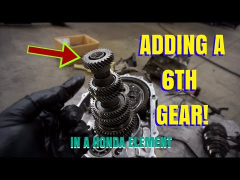 INSTALLING A TSX 6TH GEAR IN AWD ELEMENT TRANS! HSG EP. 6-37