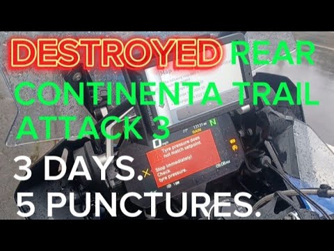 R1250GSA. Conti trail attack 3. Had to change it.