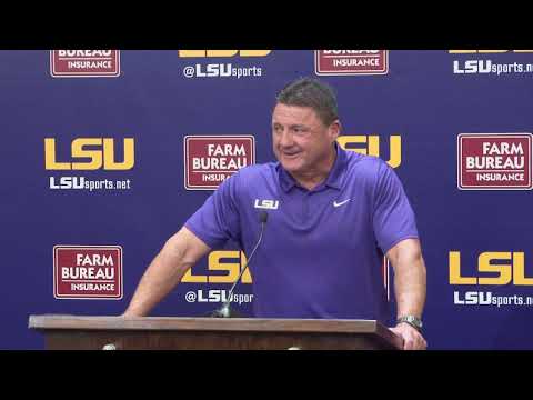 Video: Ed Orgeron Recaps Florida Win, Looks Ahead To Mississippi State