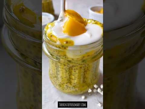 Anti Inflammatory Golden Turmeric Chia Seed Pudding Recipe!