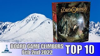 Top 10 Board Game Climbers for Week Ending in February 2nd 2022