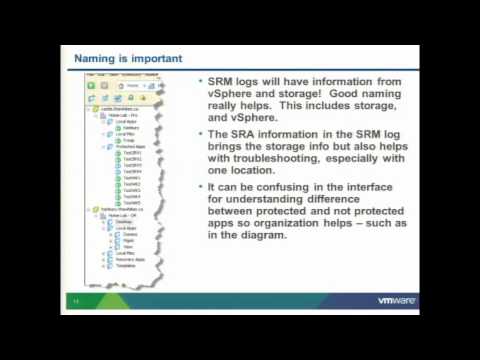 VMworld 2011: bco2527 - How to Be Successful with Site Recovery Manager Implementations