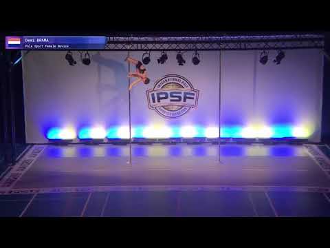 Novice Female Demi Brama of Netherlands - Prelim 2017 World Pole Sports Championships
