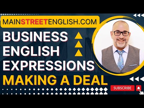 English Lesson: 🗣️ Business English Expressions With Example Sentences: Making A Deal || ESL 🗣️