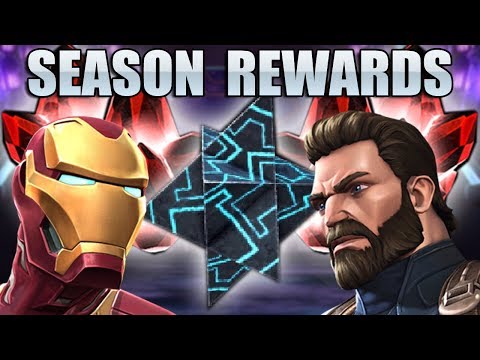Season 13 Rewards - 6 Star Crystal Opening + 4x 5 Star Crystals - Marvel Contest Of Champions