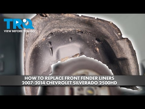 How to Replace Front Fender Liners 2007-2014 Chevrolet Silverado 2500 HD