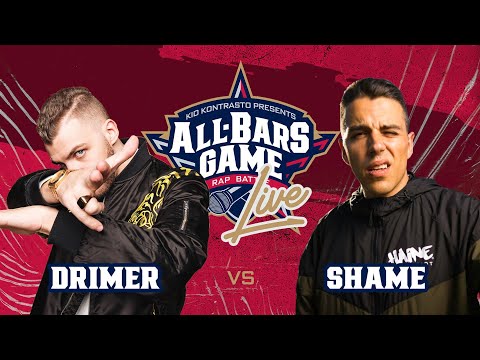 Drimer vs Shame All Bars Game LIVE 29/10/22 Barrio's live (Milano)